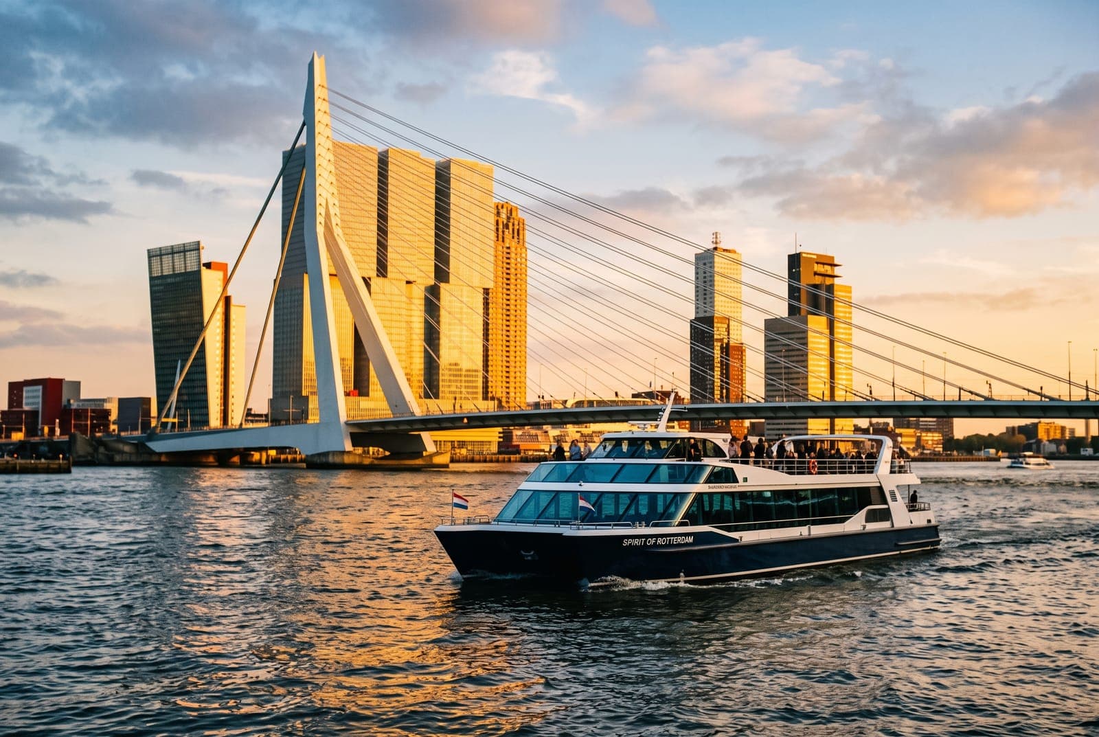 Rotterdam harbor sightseeing cruise