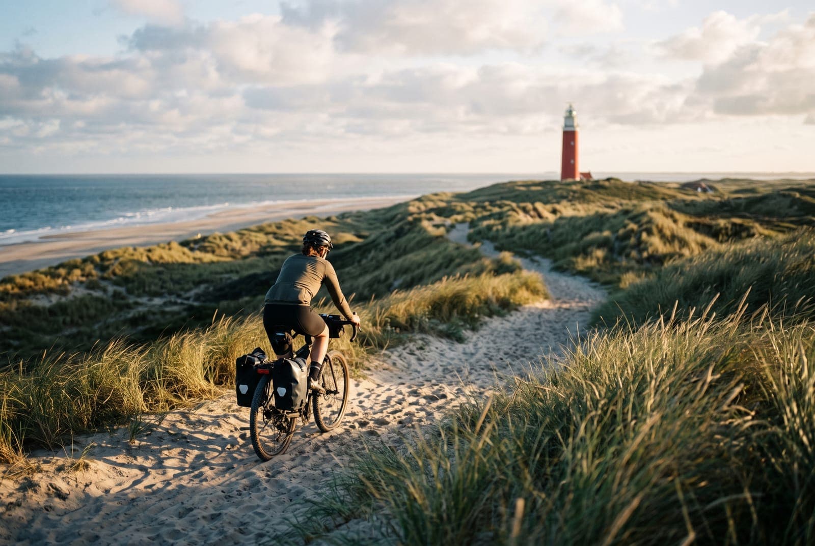 Texel dunes, bike and seal day