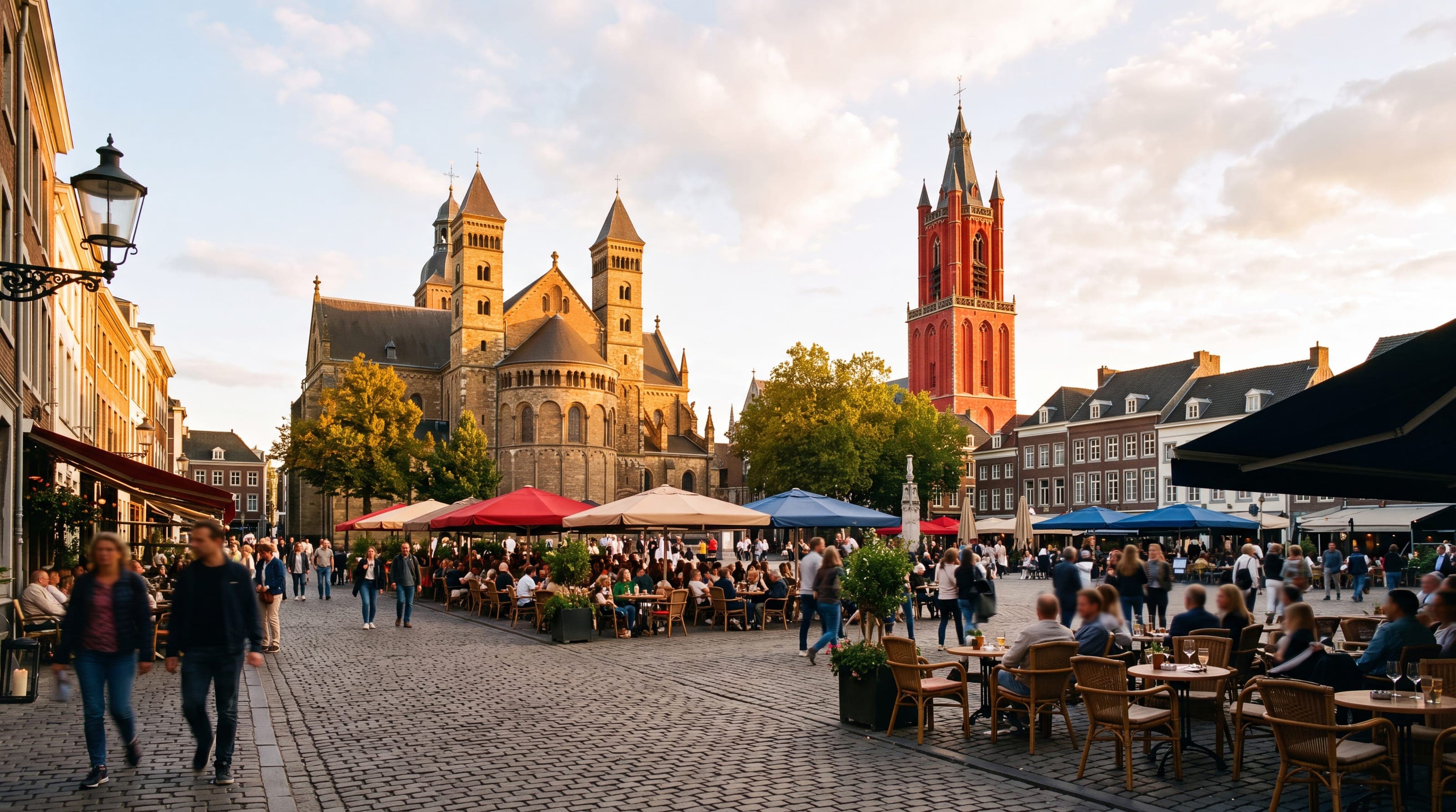 Maastricht - Terraces, caves, Roman layers and a southern pace